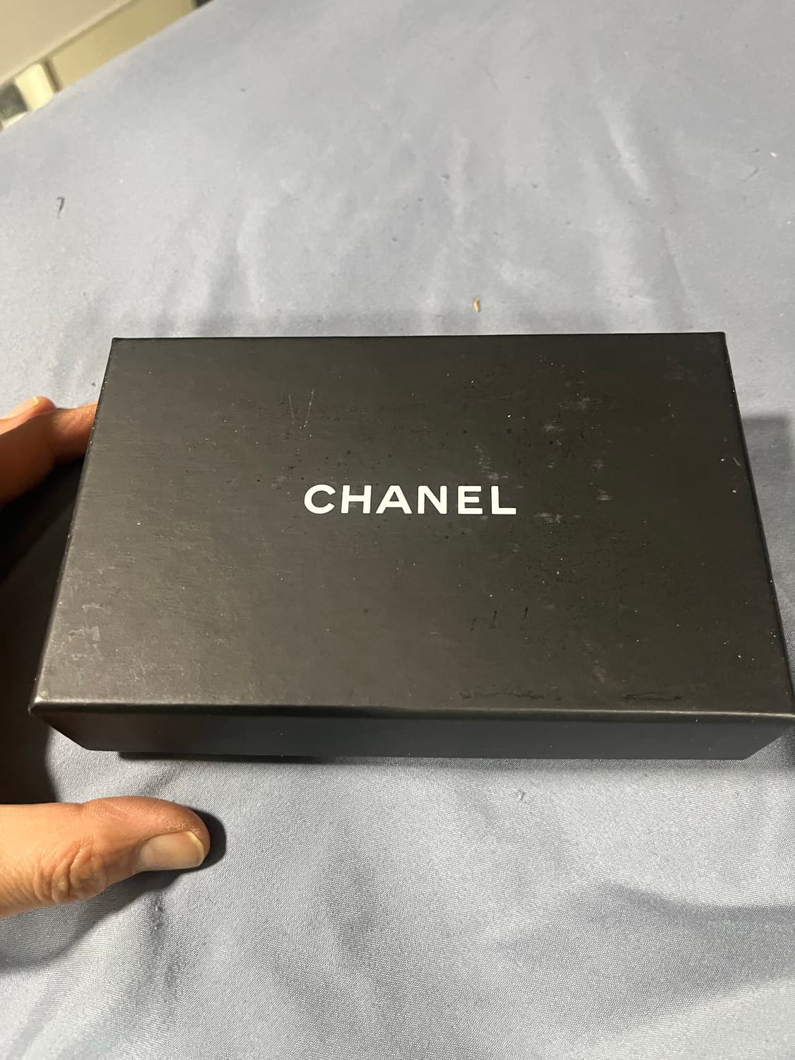 샤넬 블랙 레더 미니 CC 로고 카드홀더 지갑aa51123 상품이미지6