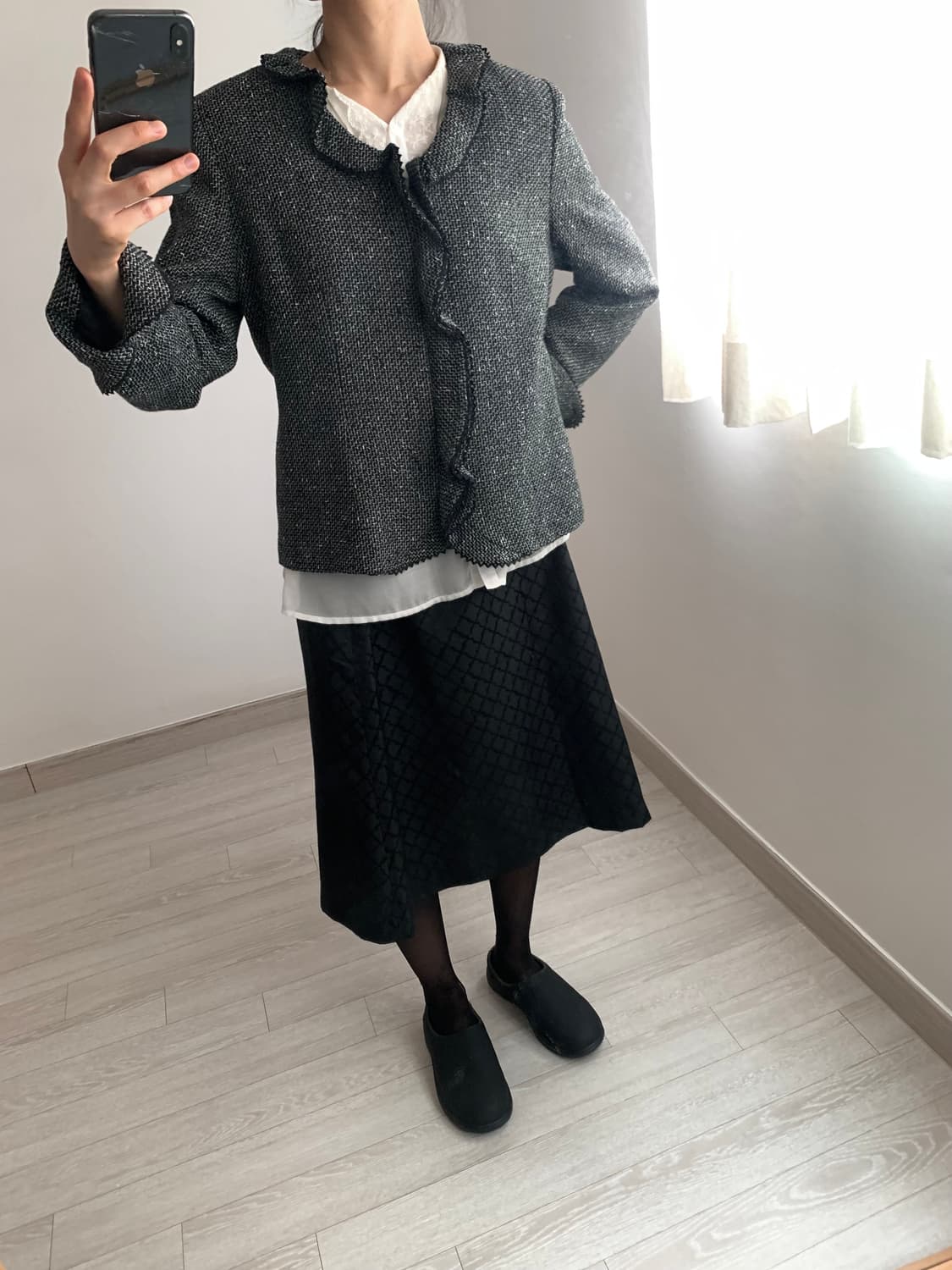 ruffle tweed jacket 상품이미지8