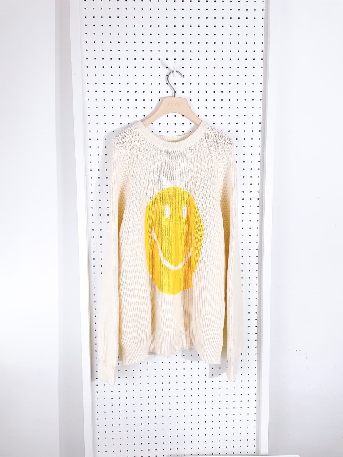 (정품/새상품) 조슈아 X 스마일 스마일 로고 루즈핏 니트 상품이미지1