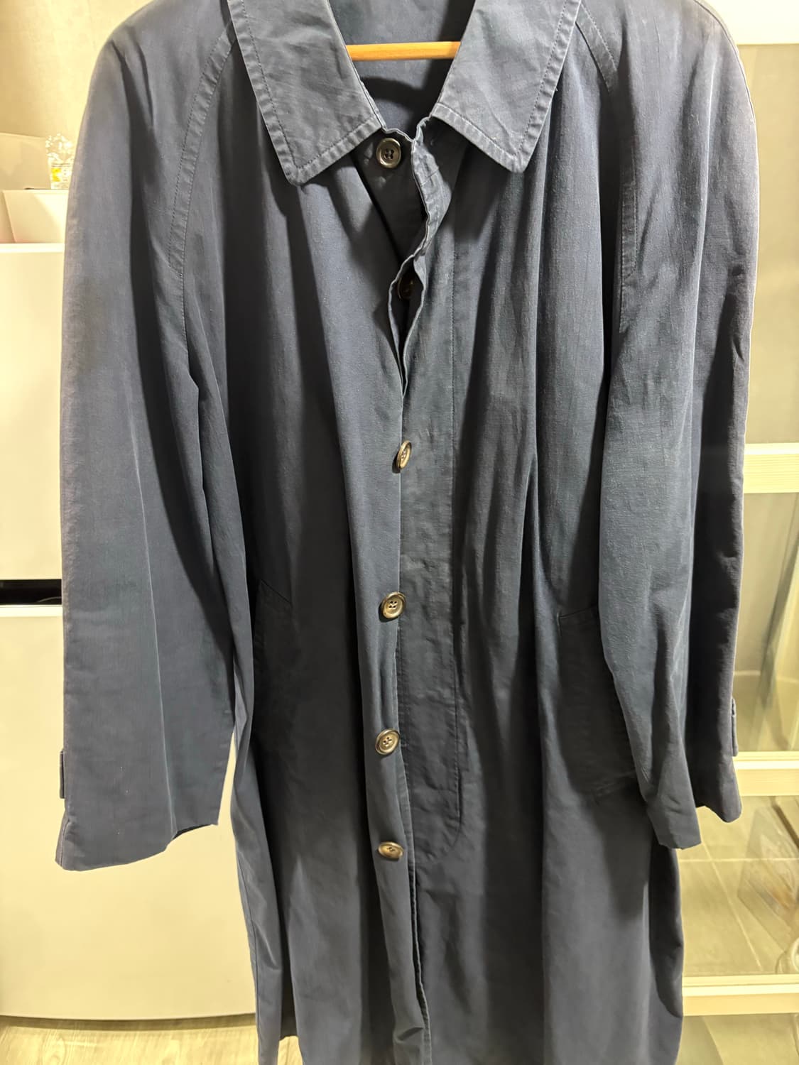 꼼데가르송 옴므 싱글코트 네이비 m 상품이미지2