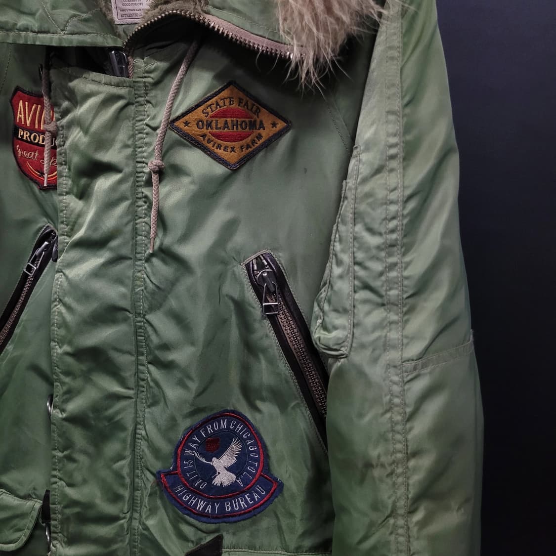 AVIREX 아비렉스 N-3B 빈티지 Parka 야상 상품이미지4
