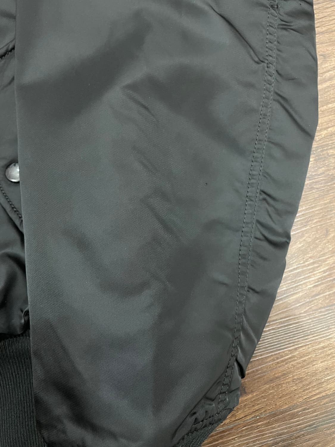 알파인더스트리 ma-1 플라이트 자켓 항공점퍼 블랙 상품이미지5