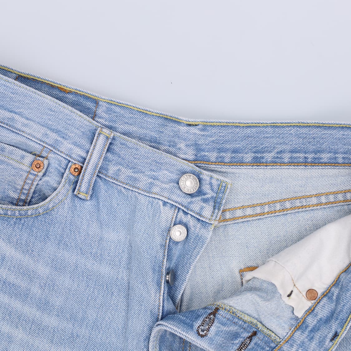 W30 리바이스 501 데님 반바지 0306H1 상품이미지4