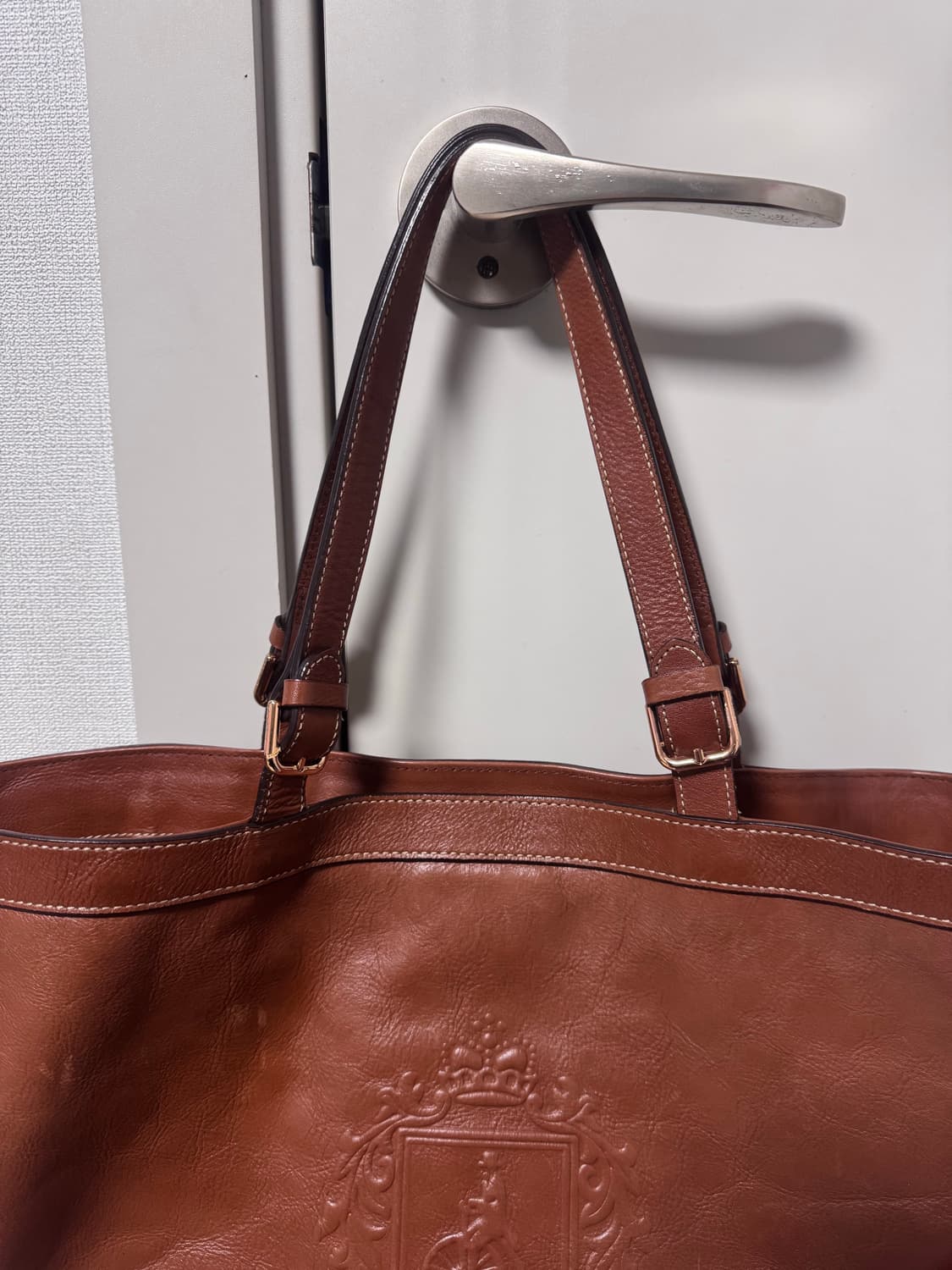 빈폴 레더 브라운 숄더백 상품이미지4