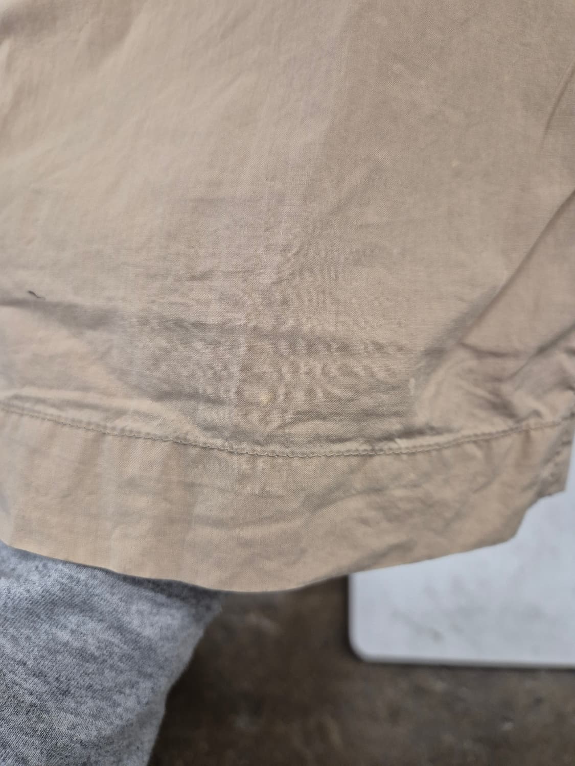 마하리시 베이지 코튼 팬츠 XL 상품이미지6