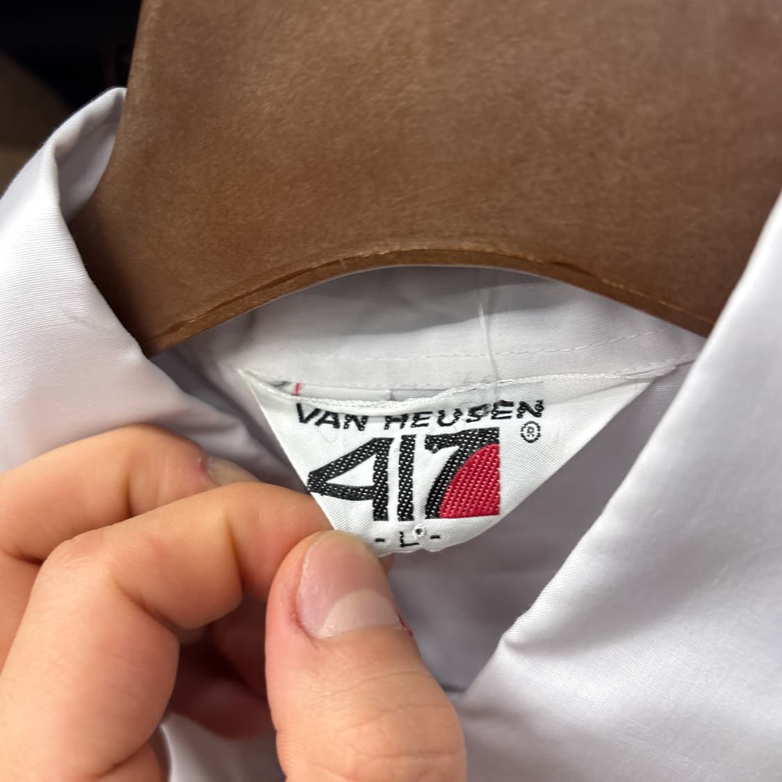 80~90s 반호이젠417 베이직 라이닝 구아야베라 쿠바셔츠 N1236 상품이미지9