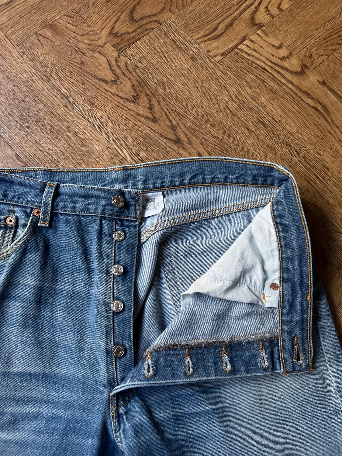 [36]00's 리바이스 USA 501XX 블랭크탭 맥시코제 데님 팬츠 상품이미지3