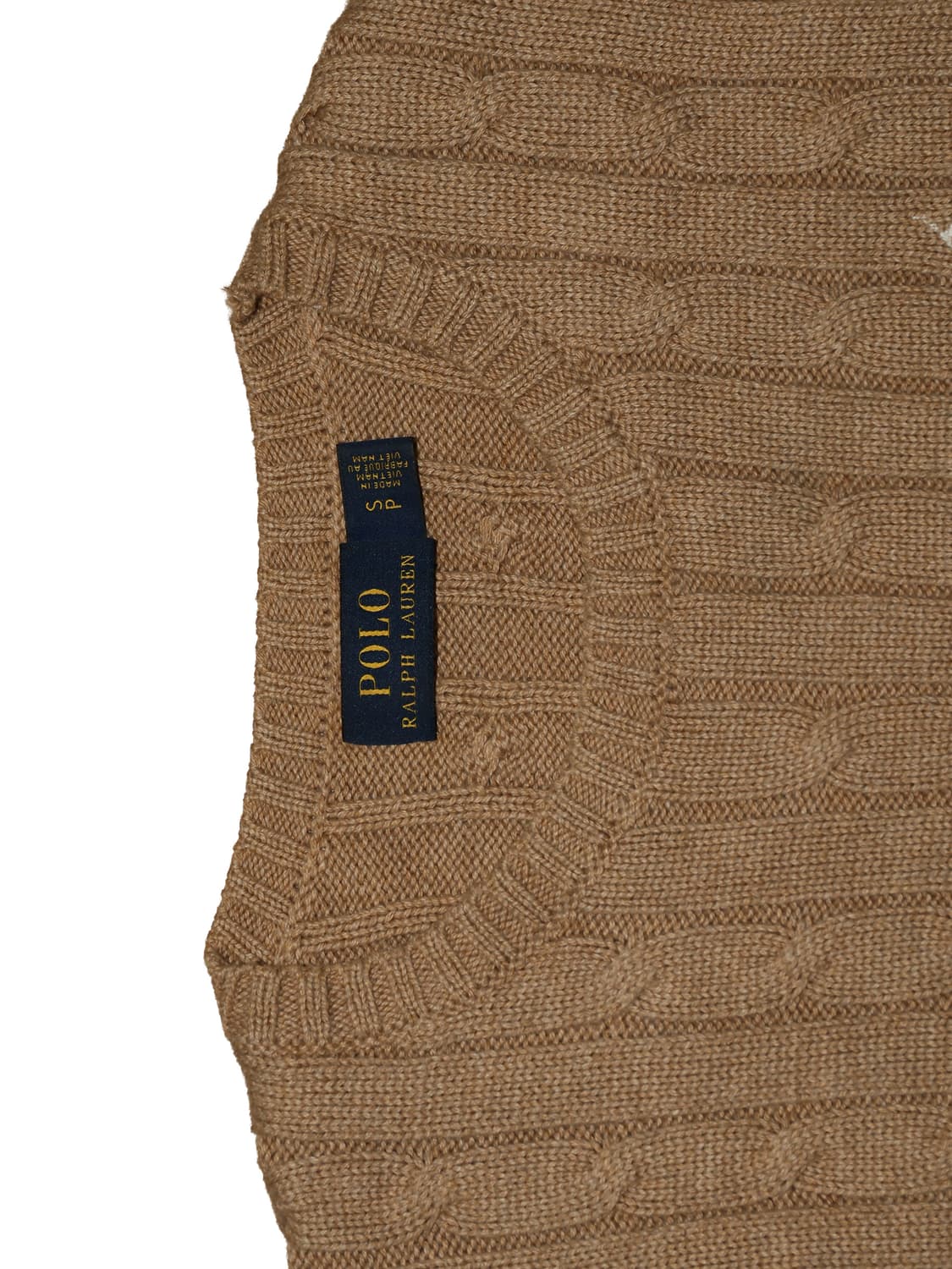 폴로 꽈배기 니트 베이지 상품이미지2