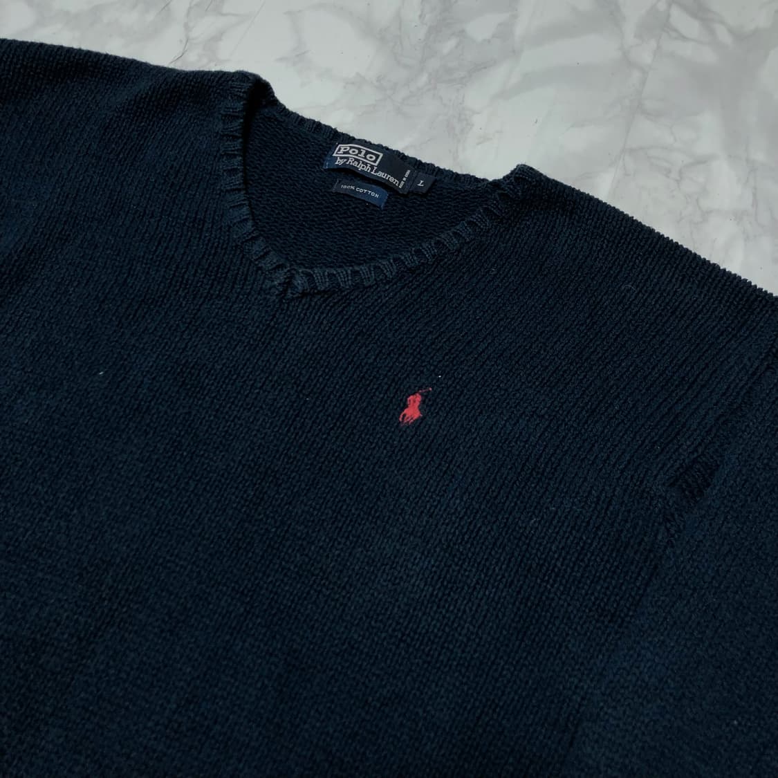 폴로 랄프로렌 브이넥 니트 남성용 상품이미지2