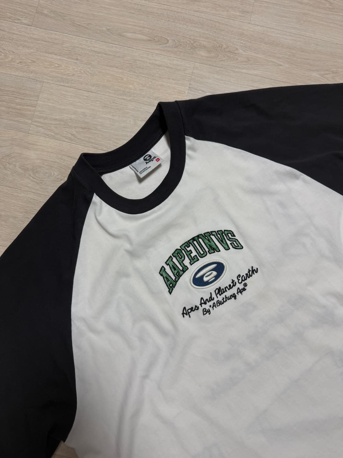 베이프 AAPE 나그랑 반팔티 XL 상품이미지1