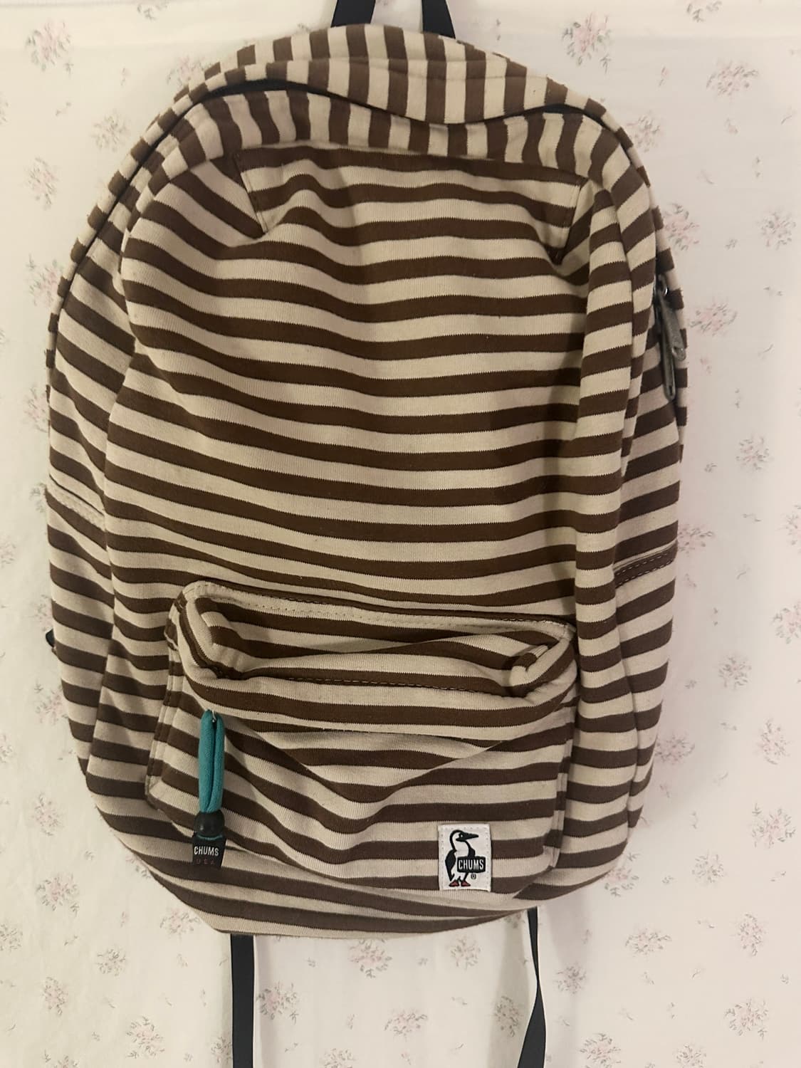 Chums 라떼 스트라이프 백팩 상품이미지1