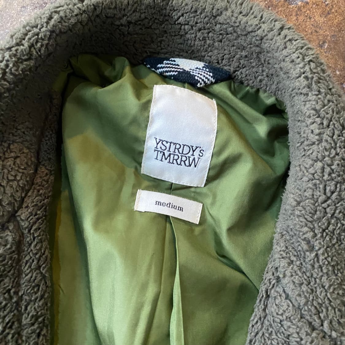 (M) 예스터데이투모로우 보아 코트 상품이미지4