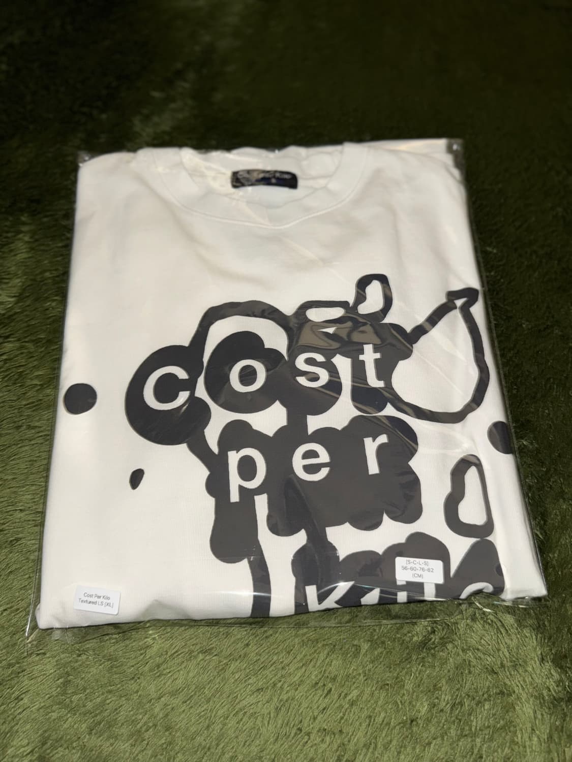 [XL] 코스트 퍼 킬로 스플레터 텍스쳐드 로고 롱슬리브 상품이미지10