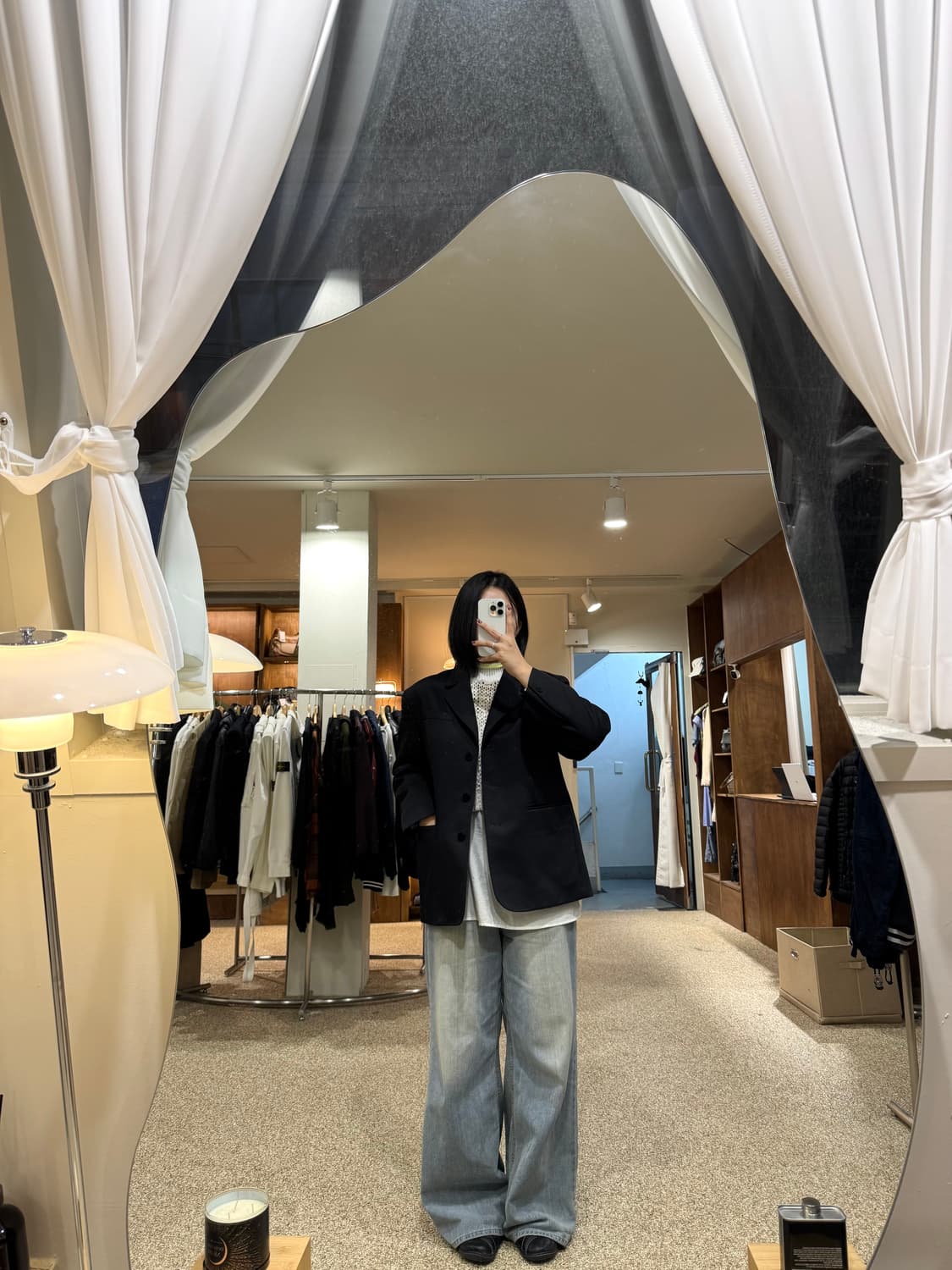 낫띵리튼 스티치 블레이저 울 자켓 상품이미지2
