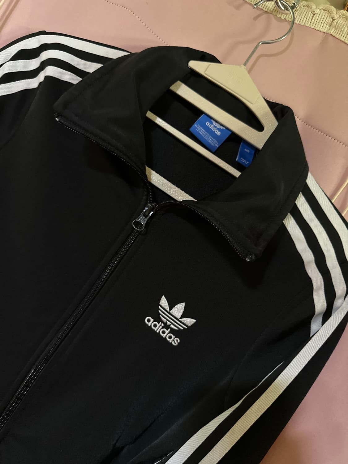 아디다스 져지 아디다스 파이어버드 블랙 트랙탑 파이어버드져지 집업 불꽃 상품이미지3