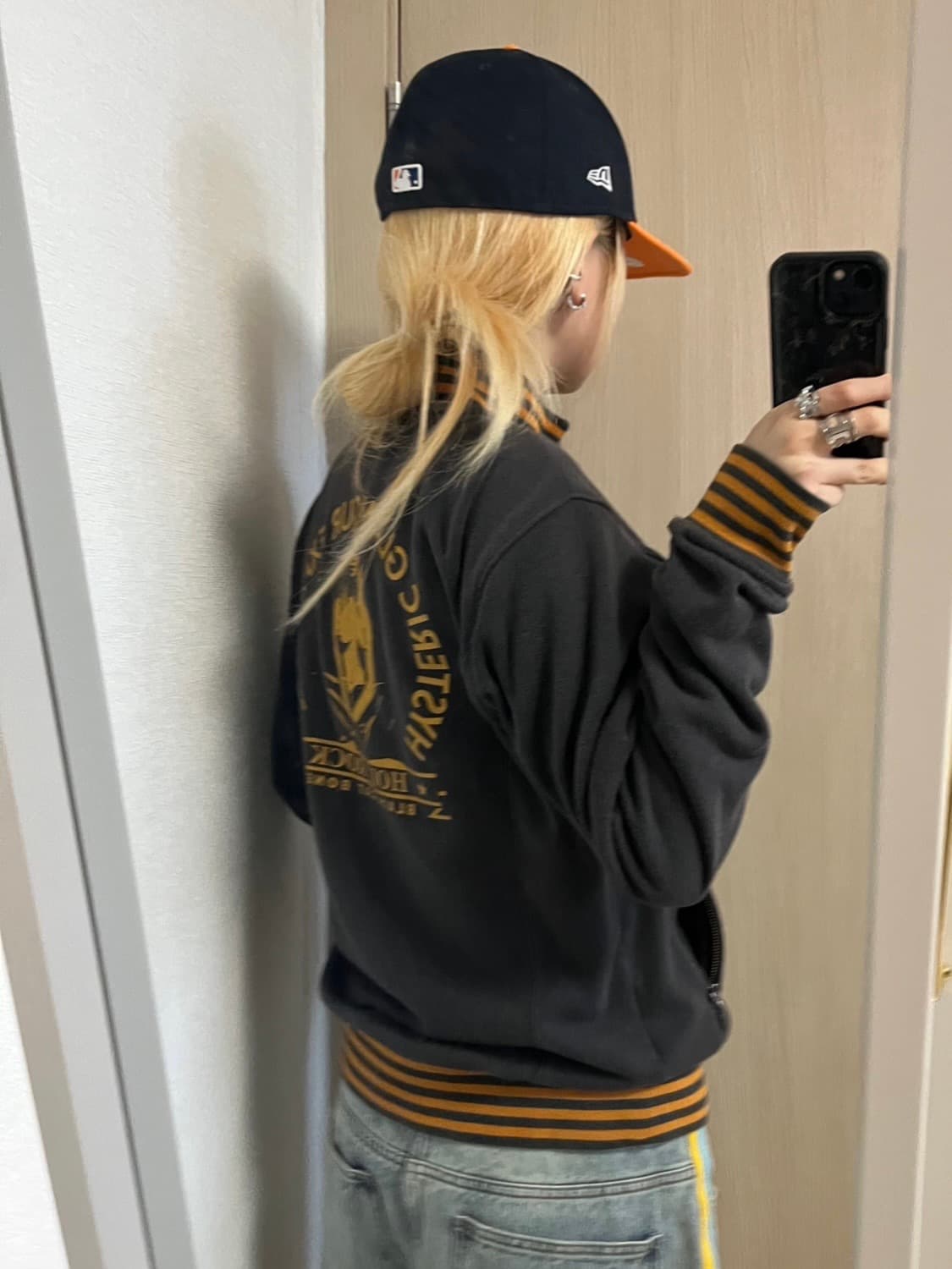 HYSTERIC GLAMOUR Black Cat Bone zip-up 상품이미지2