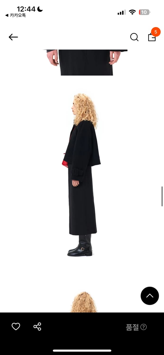 ❤️옷장정리중 마뗑킴 숏코트 상품이미지3