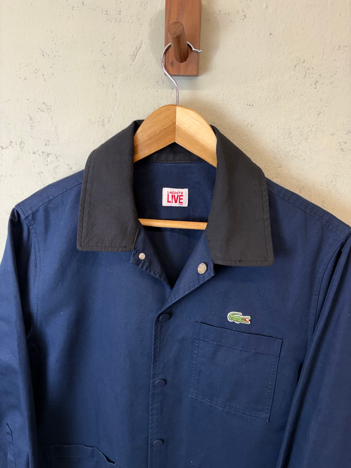 라코스테 네이비 코튼 워크자켓 상품이미지4