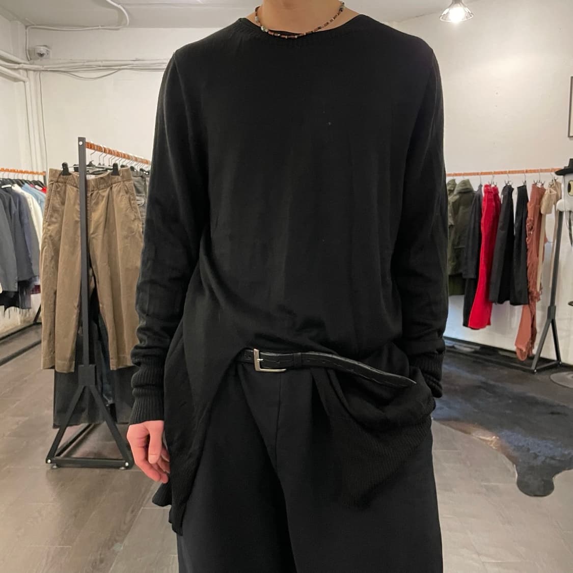 요지야마모토 컷아웃 니트 상품이미지5