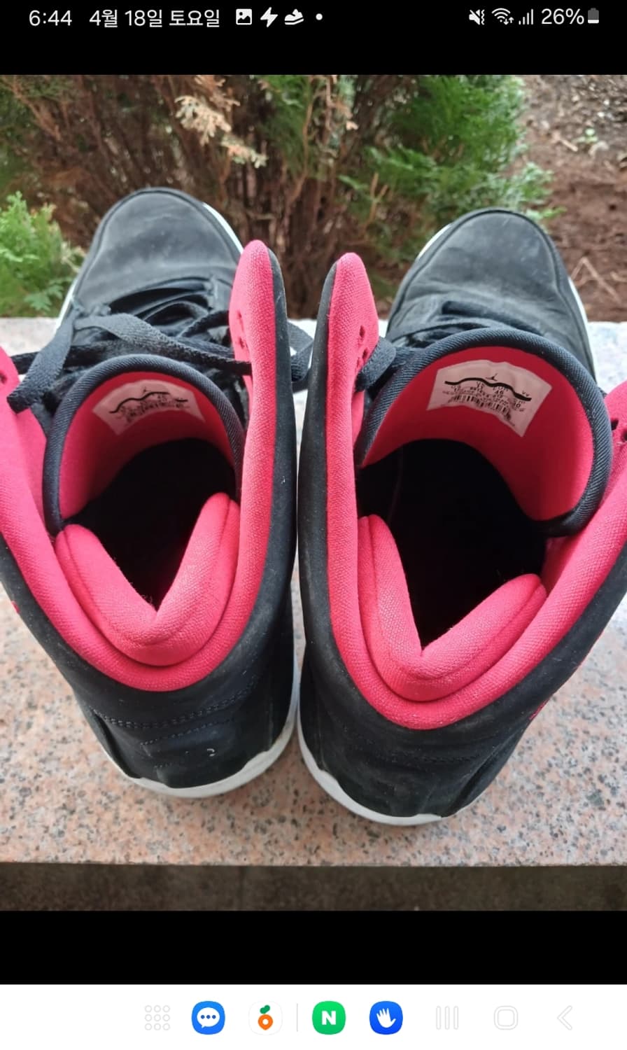 나이키 에어 플레이트5 검뻘 하이탑 상품이미지2