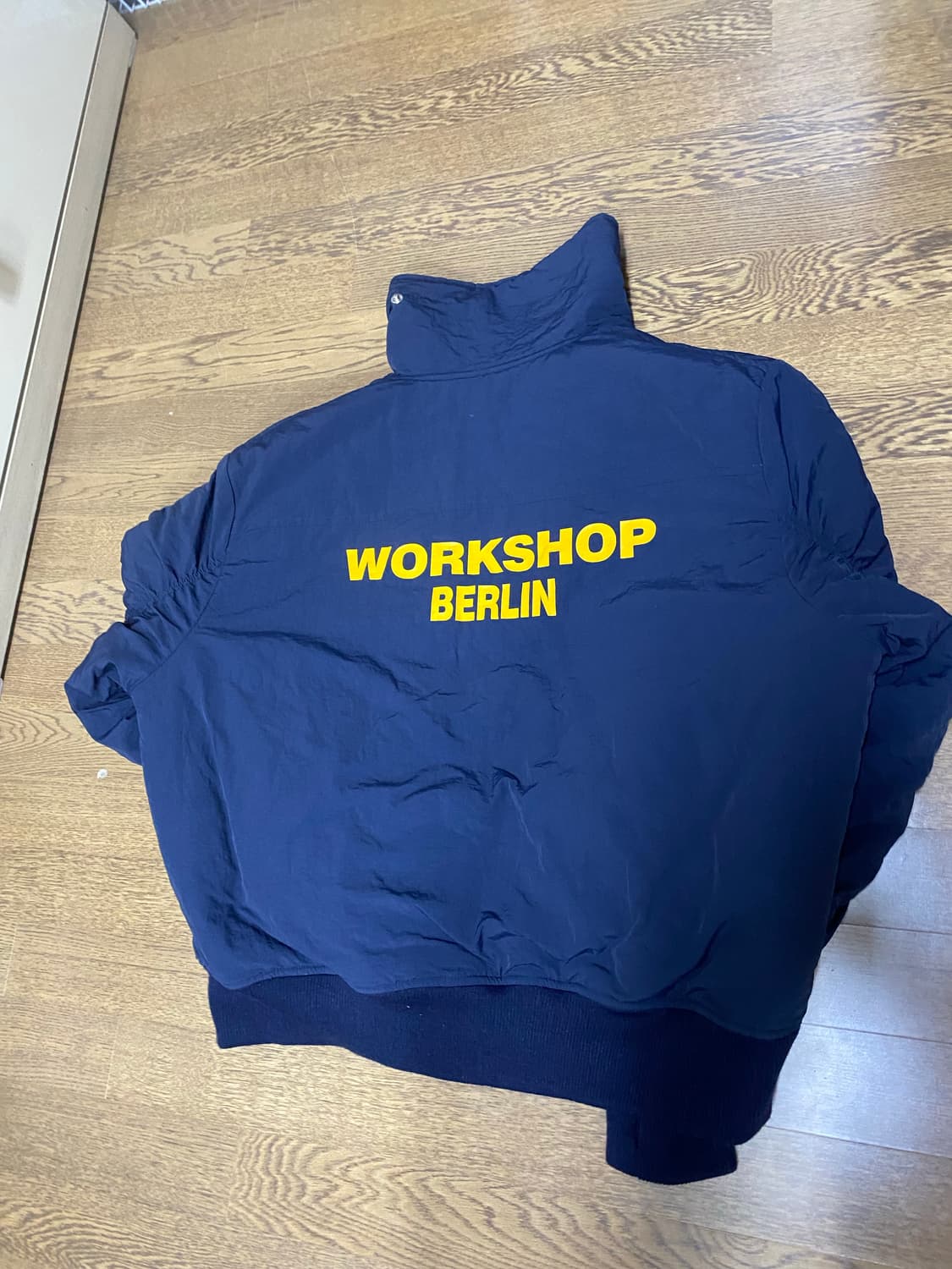 워크샵 베를린 블루종 봄버 하이넥 네이비 os 보세  상품이미지2