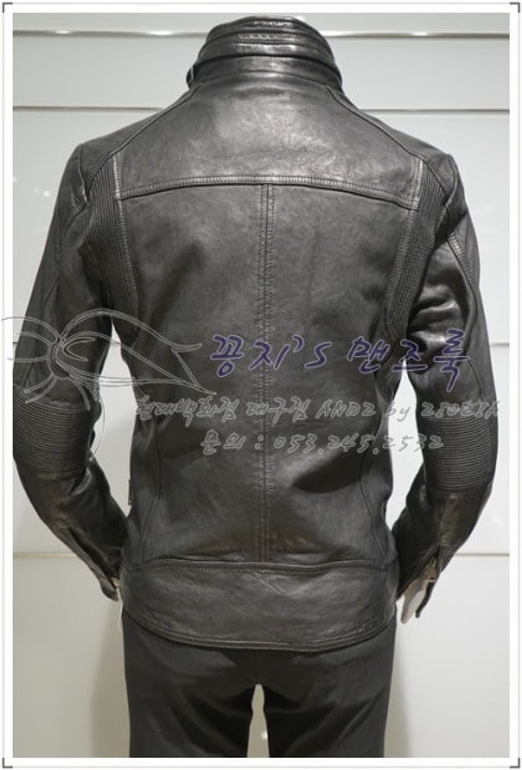 지오지아 앤드지 양가죽 베지터블 자켓(L 100) 새상품 상품이미지3