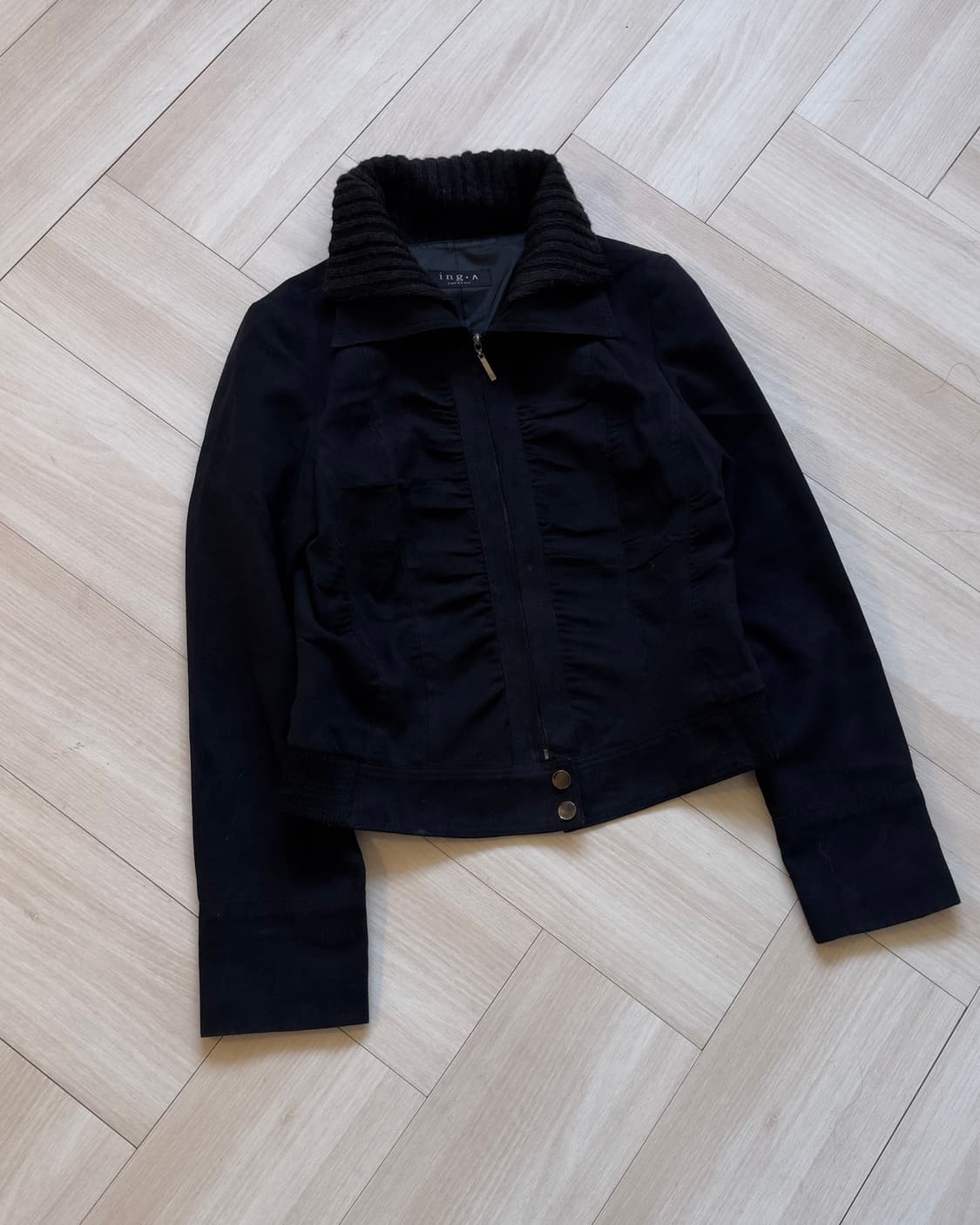 [ING•A] frill knit neck jacket 상품이미지3