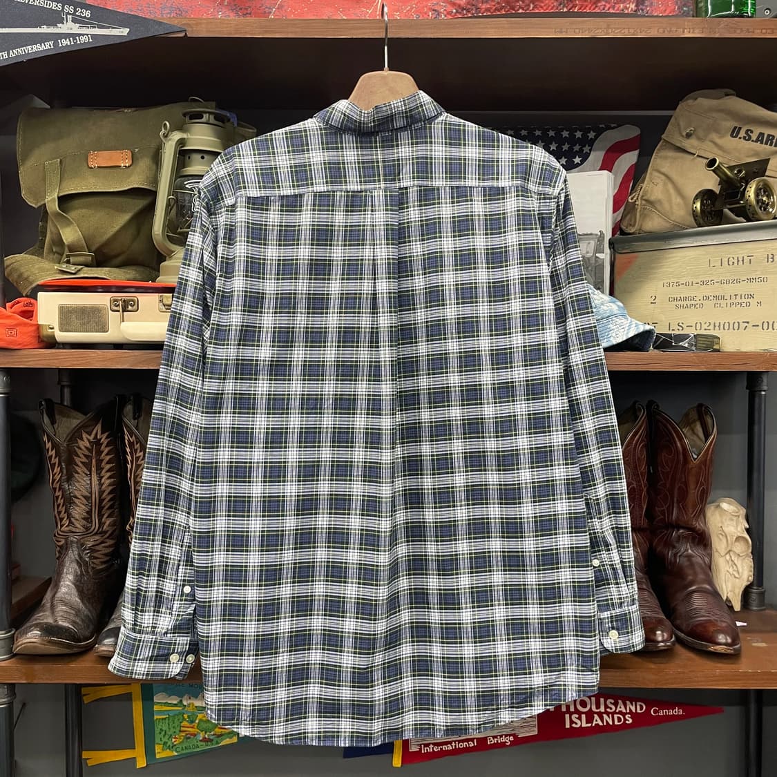 00s L.L.Bean 엘엘빈 트레디셔널 멀티 체크 셔츠 상품이미지2