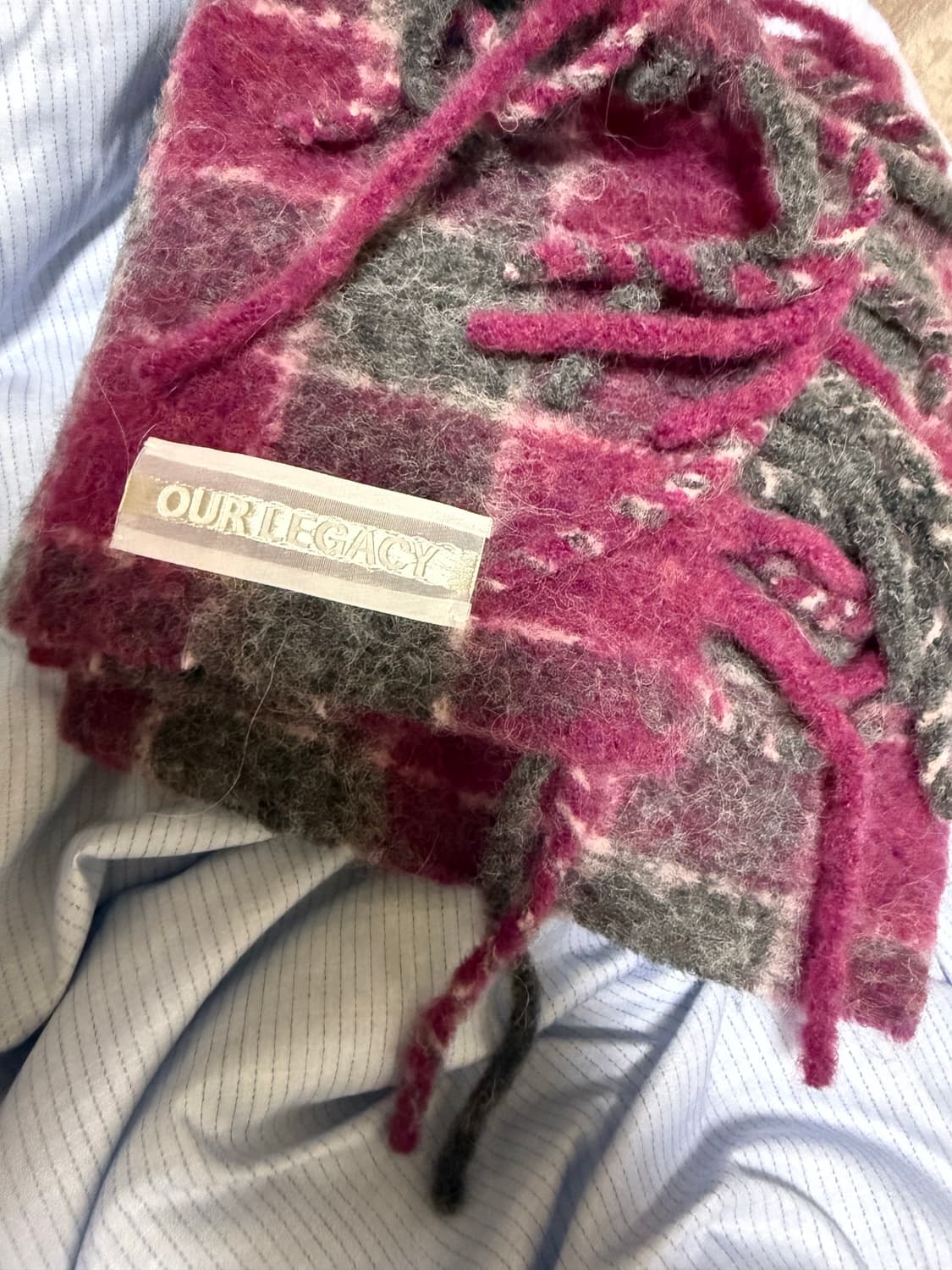 아워레가시 체크 머플러 상품이미지2