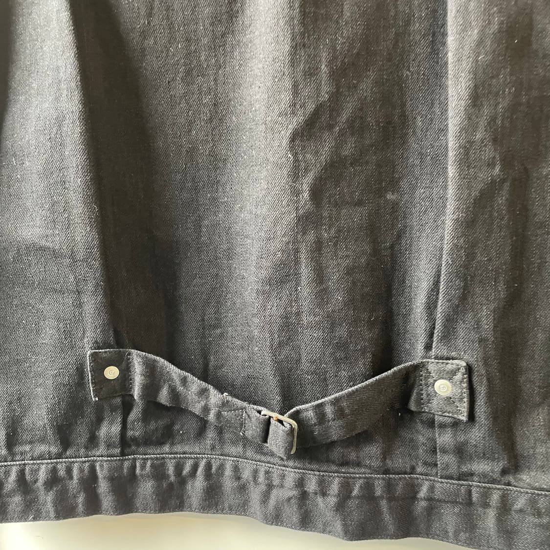 네이버후드 타입1 블랙 데님 트러커자켓 상품이미지8