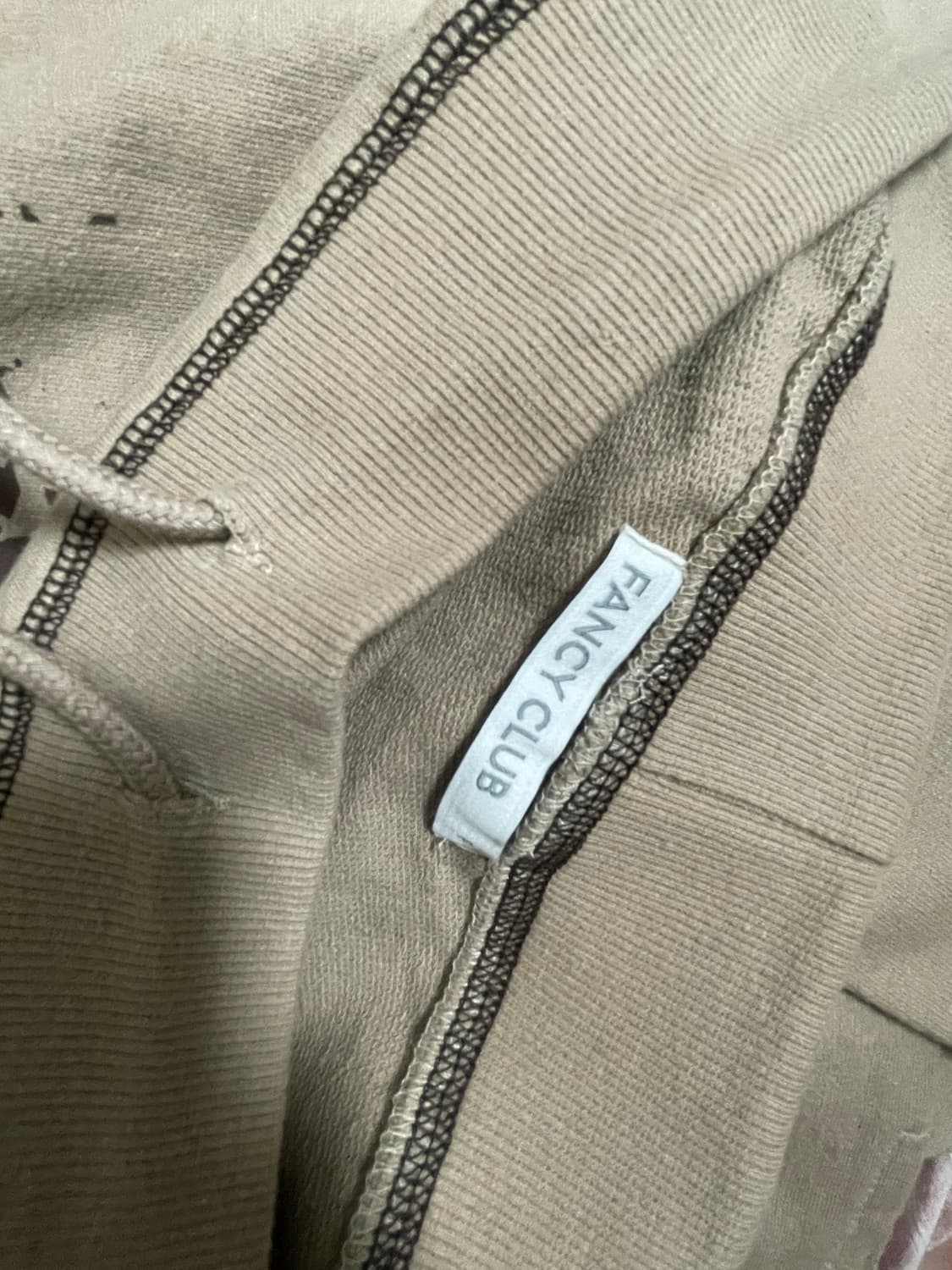 팬시클럽 펄로즈오프숄더 베이지 상품이미지3