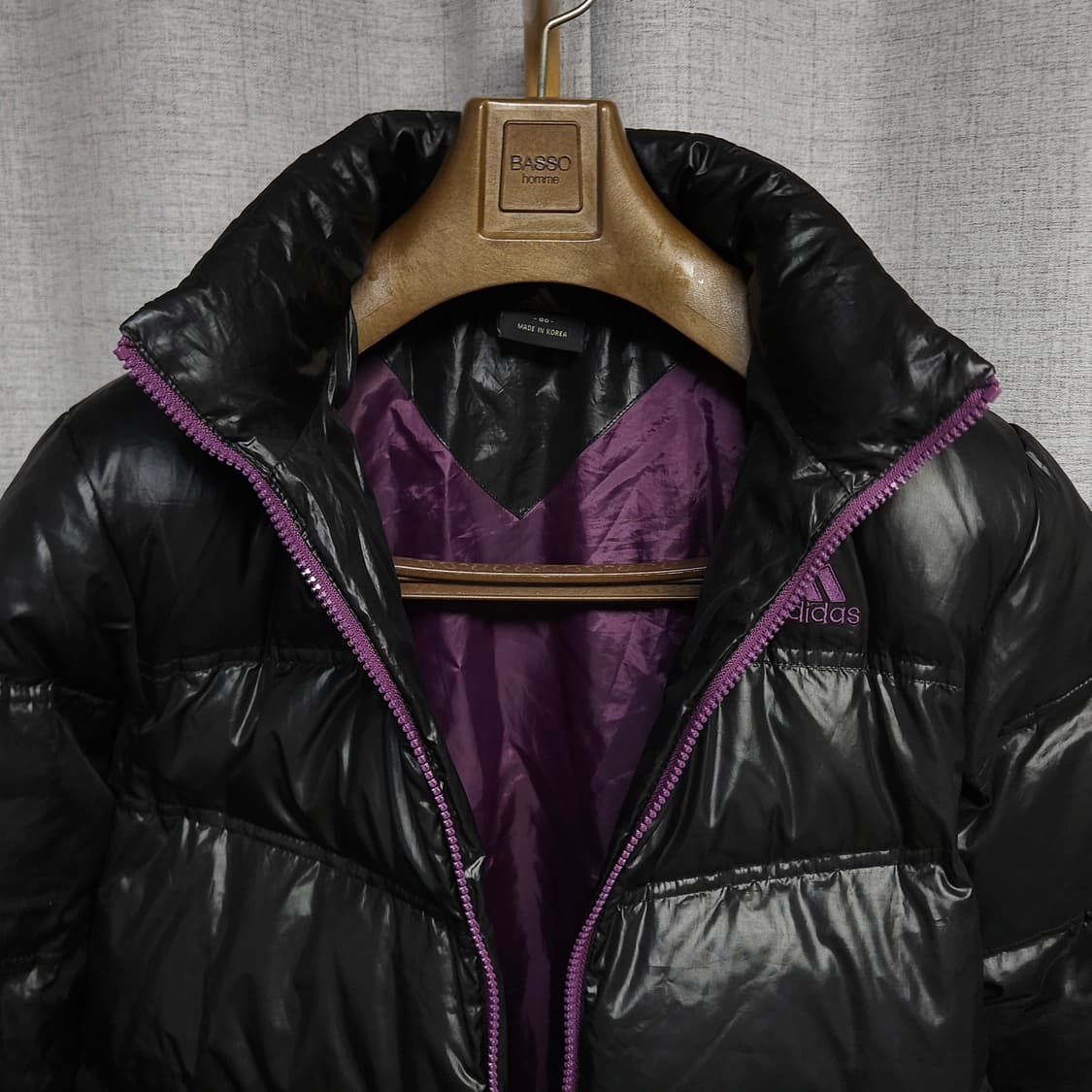 90 ) 아디다스 올드스쿨 여성 아디웜 발열 다운 패딩 상품이미지3