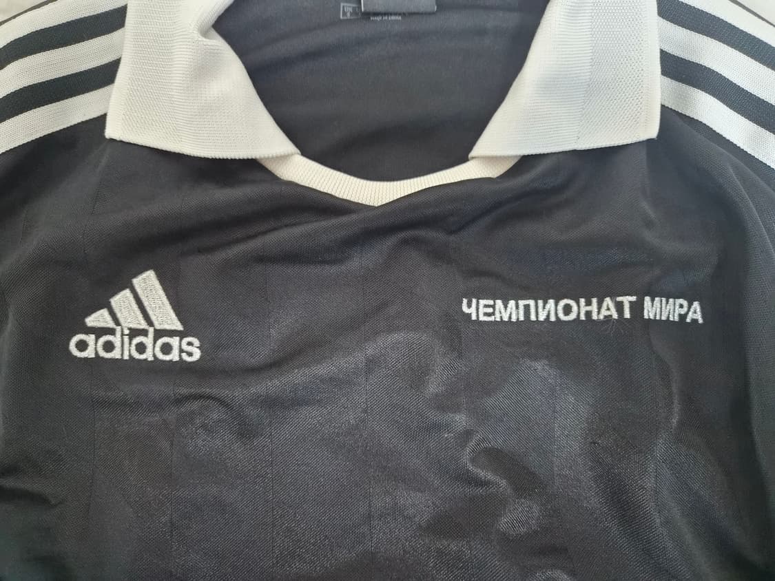 [S] 고샤루브친스키x아디다스 풋볼져지 블랙 상품이미지2