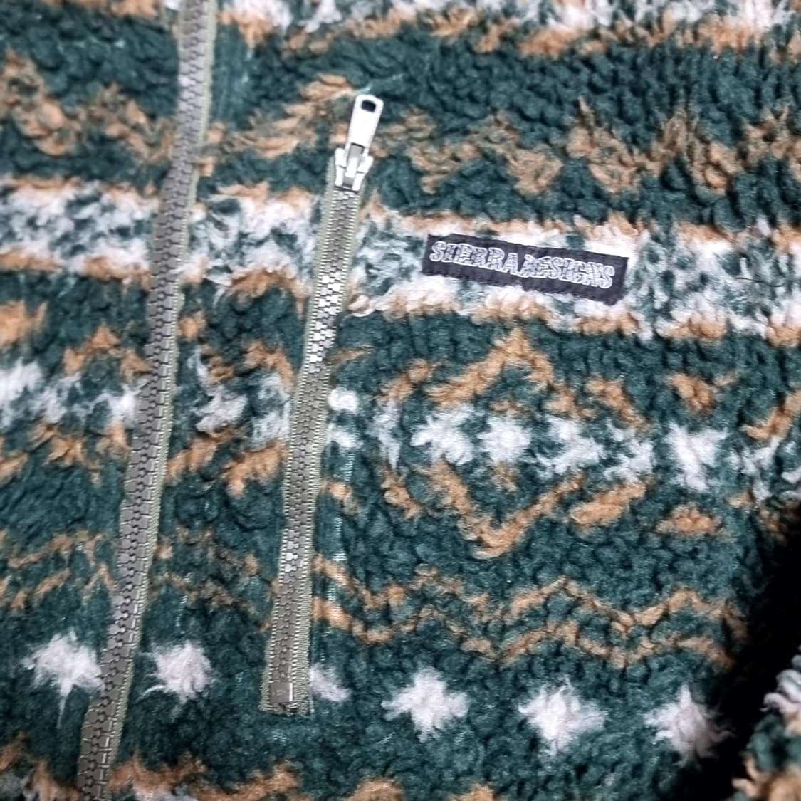 시에라 녹색패턴 플리스 자켓(100~105) 상품이미지2