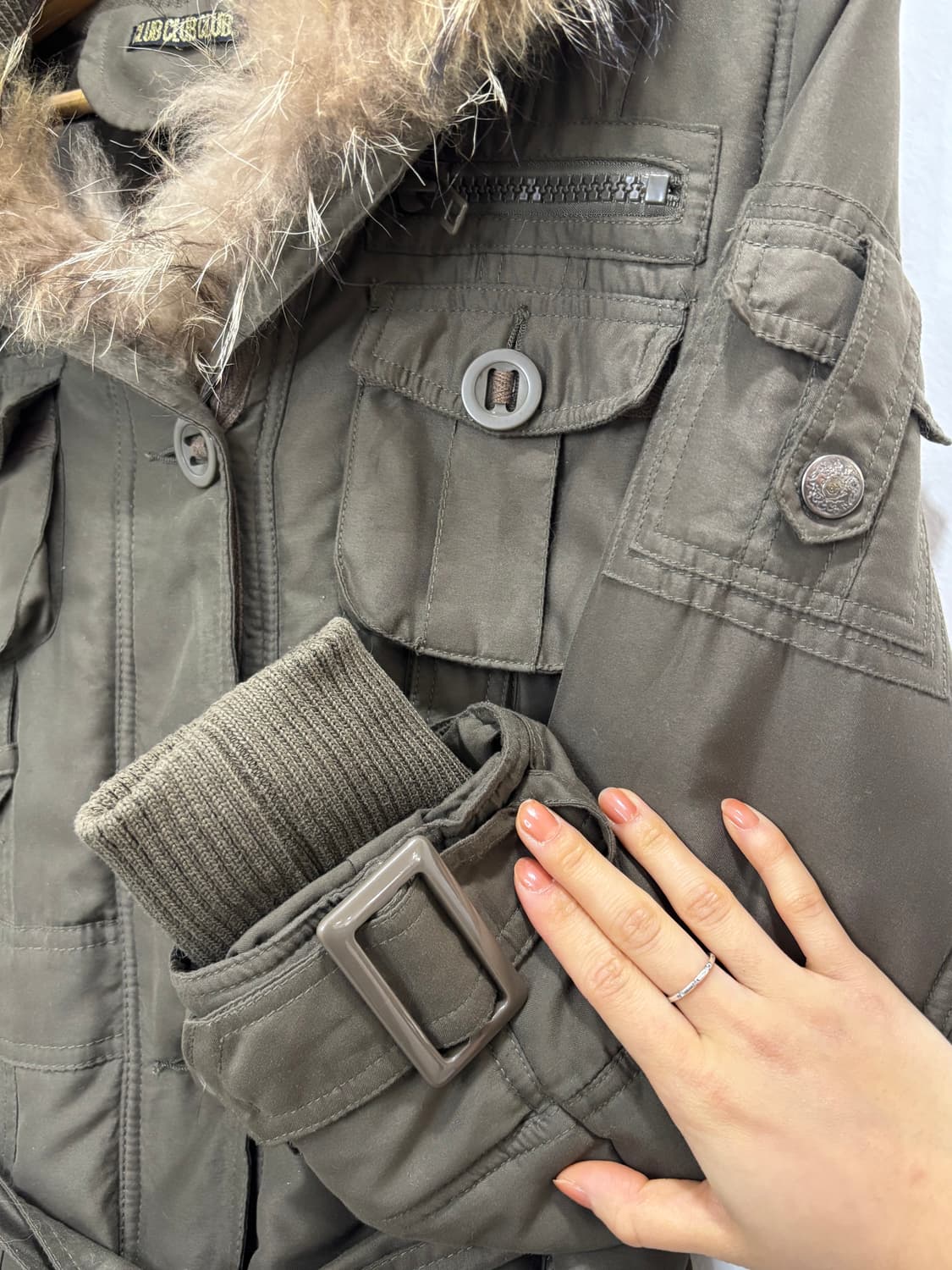 Club Club Club 카키 야상 패딩 상품이미지9