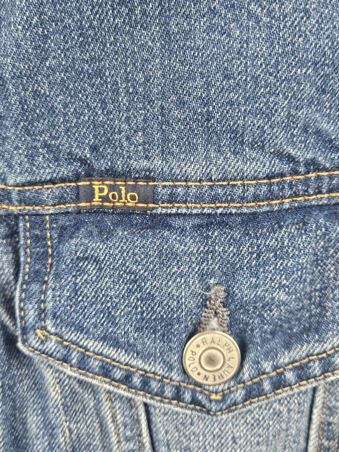 폴로랄프로렌 알파인 레이싱 스키 베어 데님 자켓 ( M ) / 10617 상품이미지7