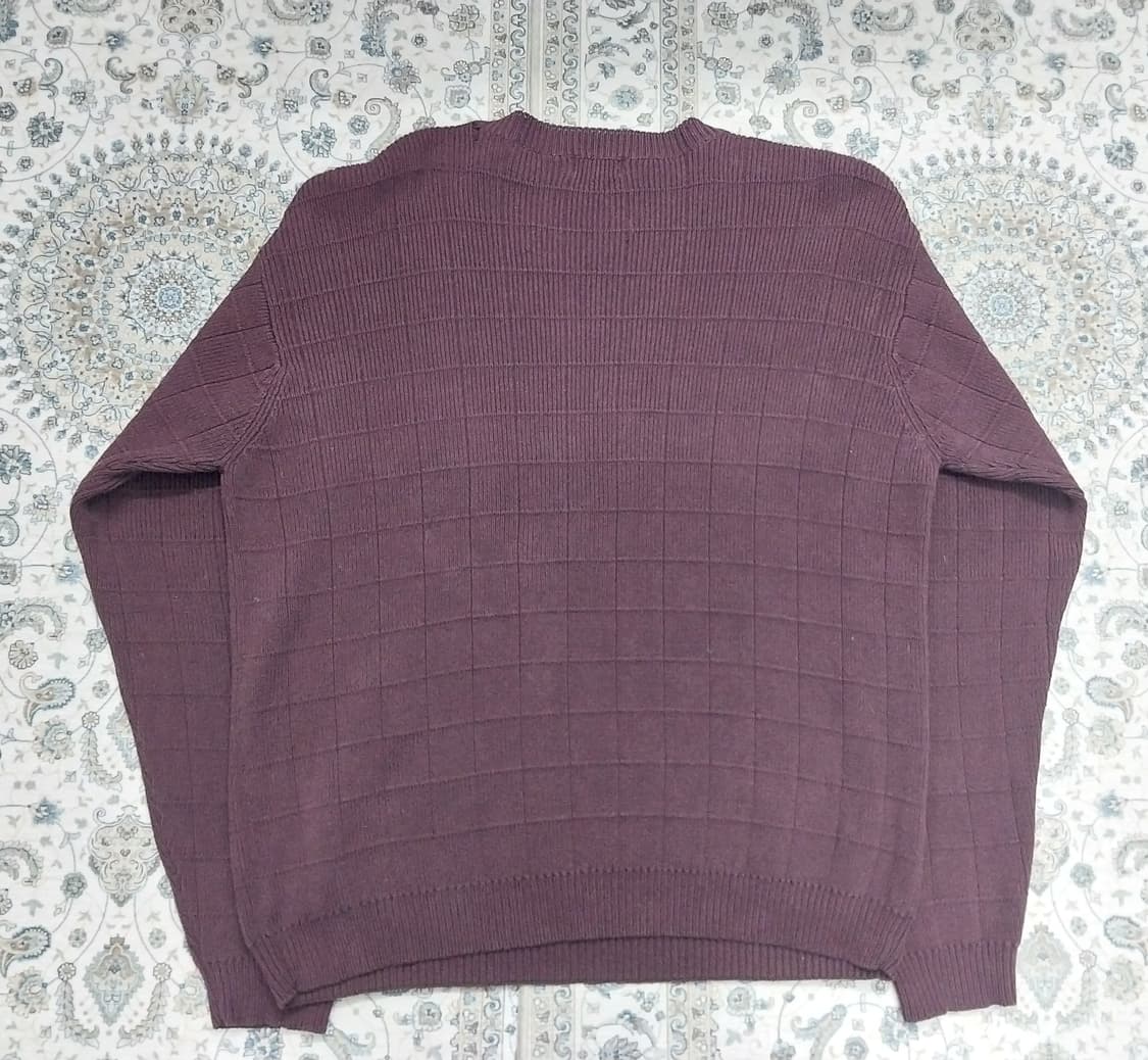 USA IZOD 아이조드 체크 패턴 니트 S (크게나옴) 상품이미지2