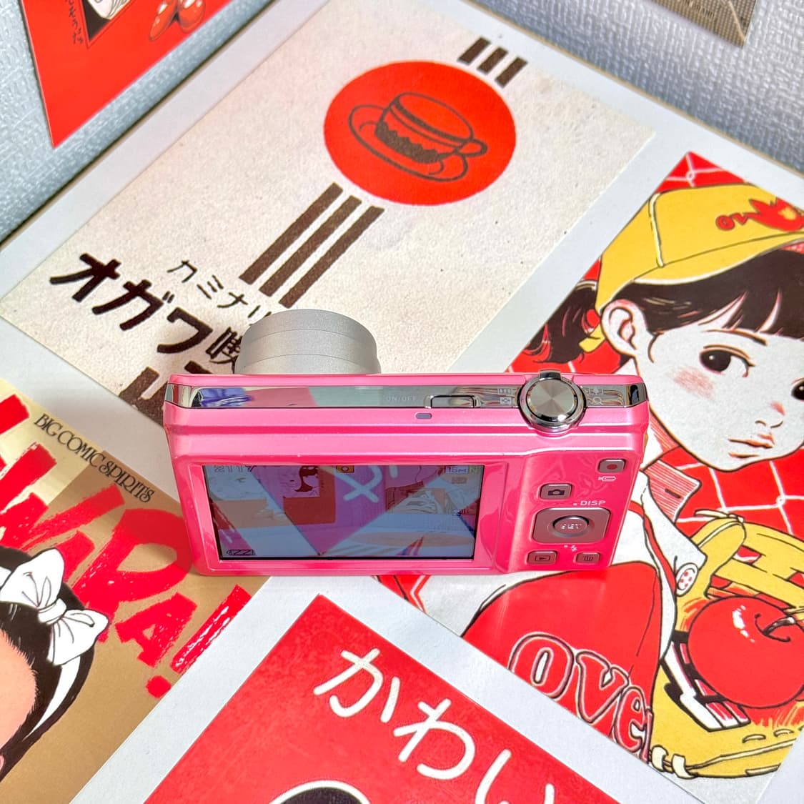 카시오 엑슬림 EX-ZS6 핑크 빈티지디카 상품이미지3