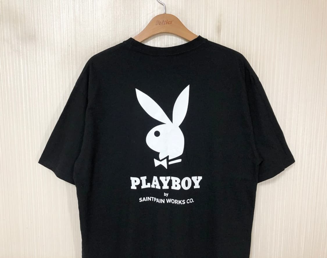 세인트페인(Saintpain)X플레이보이(Playboy) 버니 티셔츠 L 상품이미지9