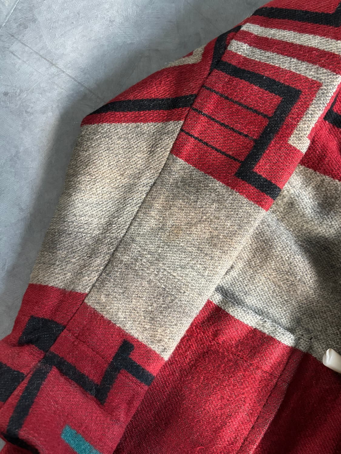 Polo 폴로 랄프로렌 90s 아즈텍 더플 코트 상품이미지7