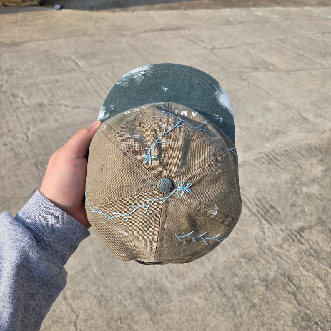 S.O/ 핸드페인팅, 자수 커스텀 캡 상품이미지3