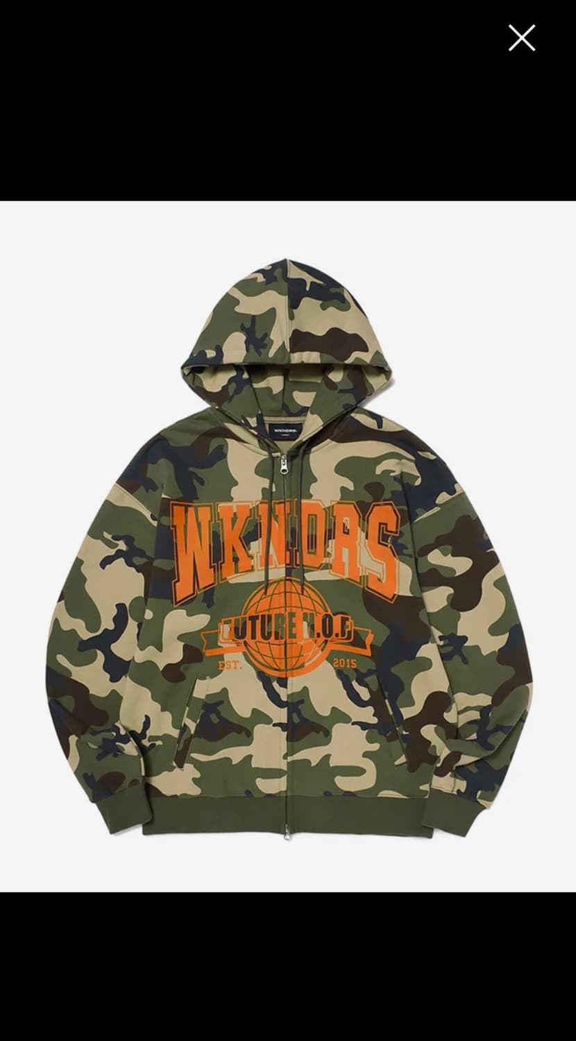 보넥도 리우 손민수 ) 위캔더스 카모 후드집업 교환 상품이미지1