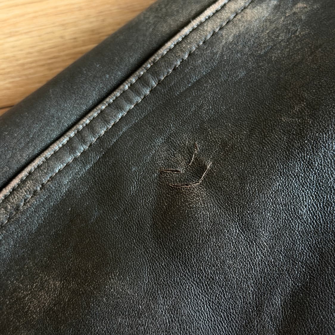 빈티지 레더 자켓 (L~XL) 상품이미지10