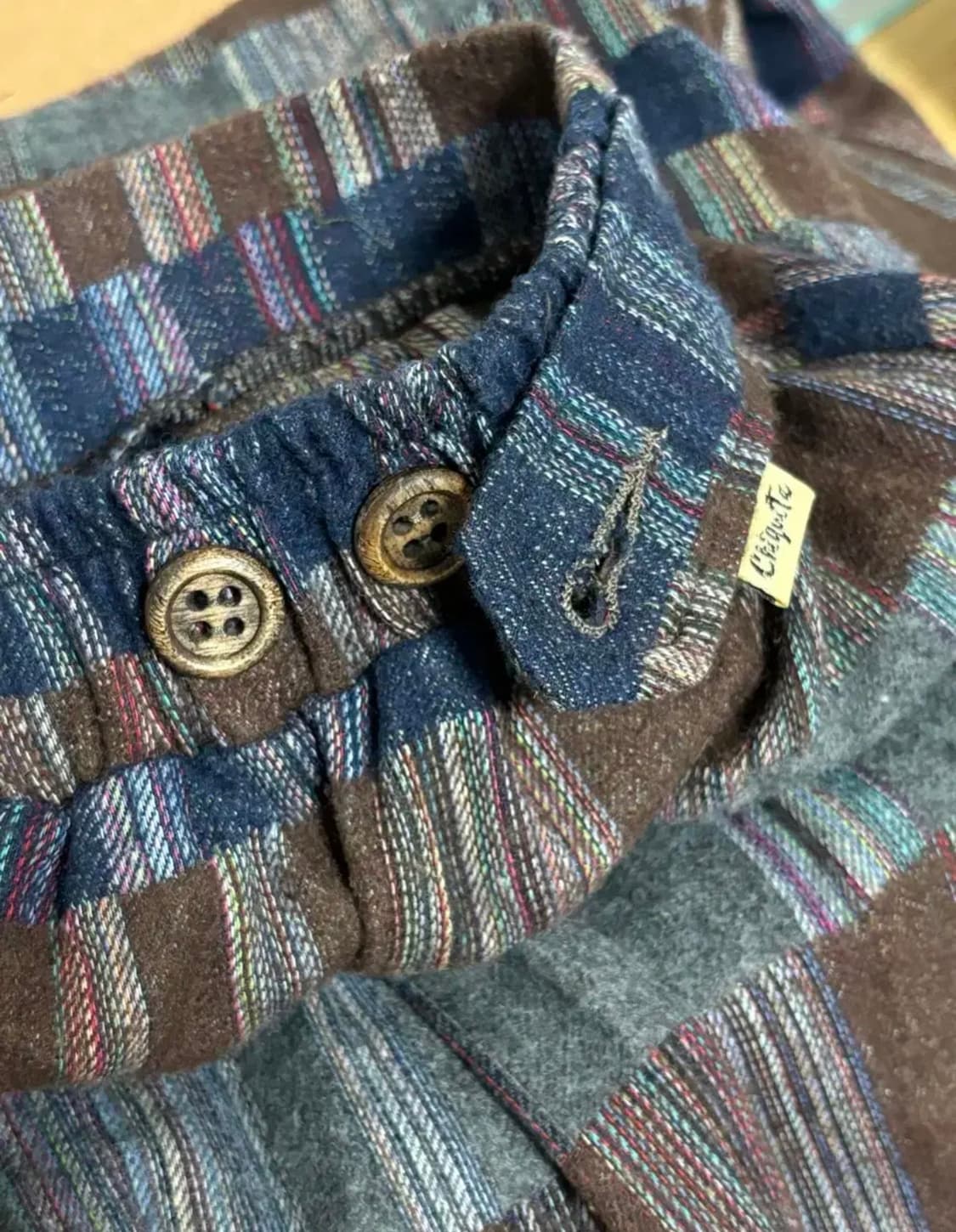 치키타 체크 롱스커트 상품이미지3