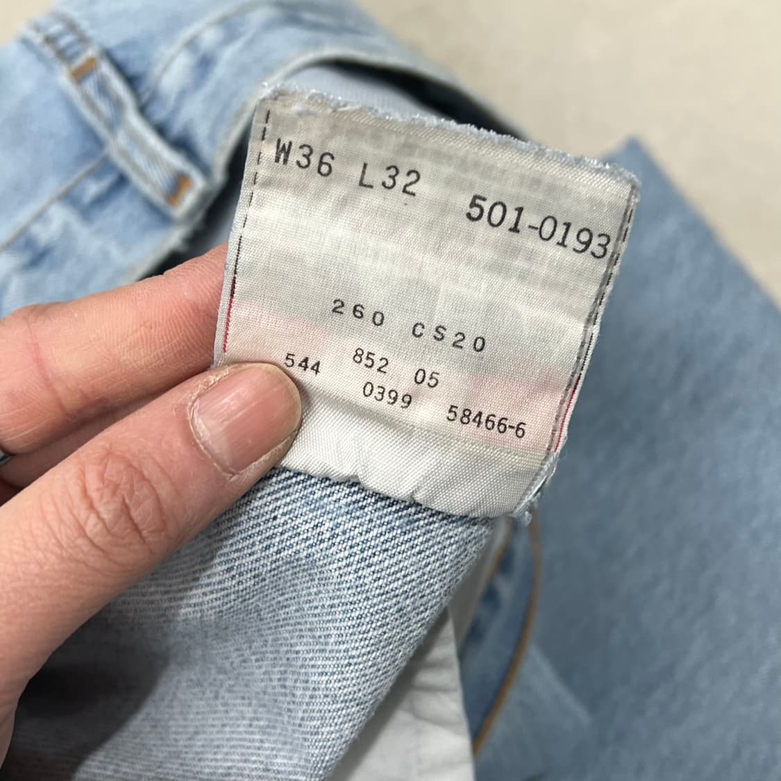 usa 리바이스 501 데님팬츠 s08910 상품이미지9