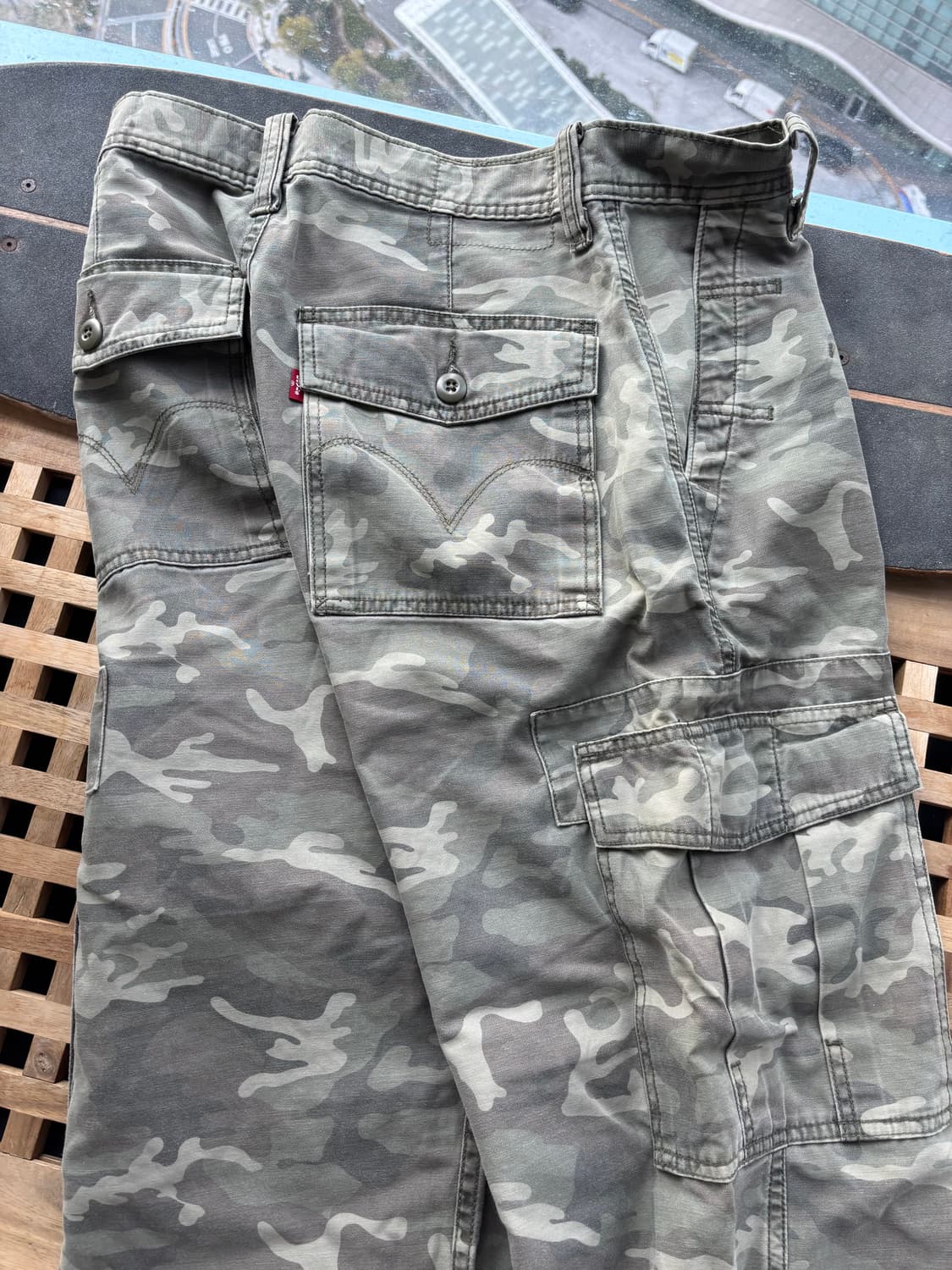 리바이스 카모 카고팬츠 워크기어 라인 32x32 상품이미지1