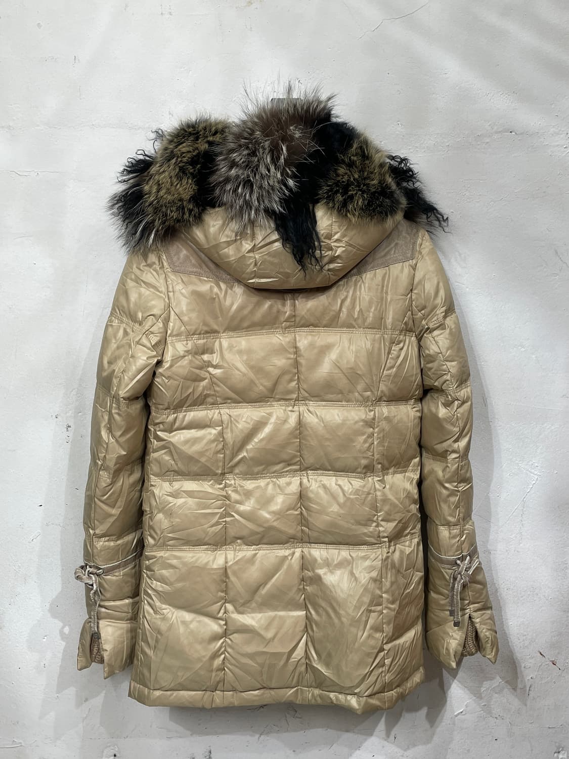 일본빈티지 울프죠 패딩 퍼 야상 자켓 퍼 후드 자켓 S. 상품이미지8