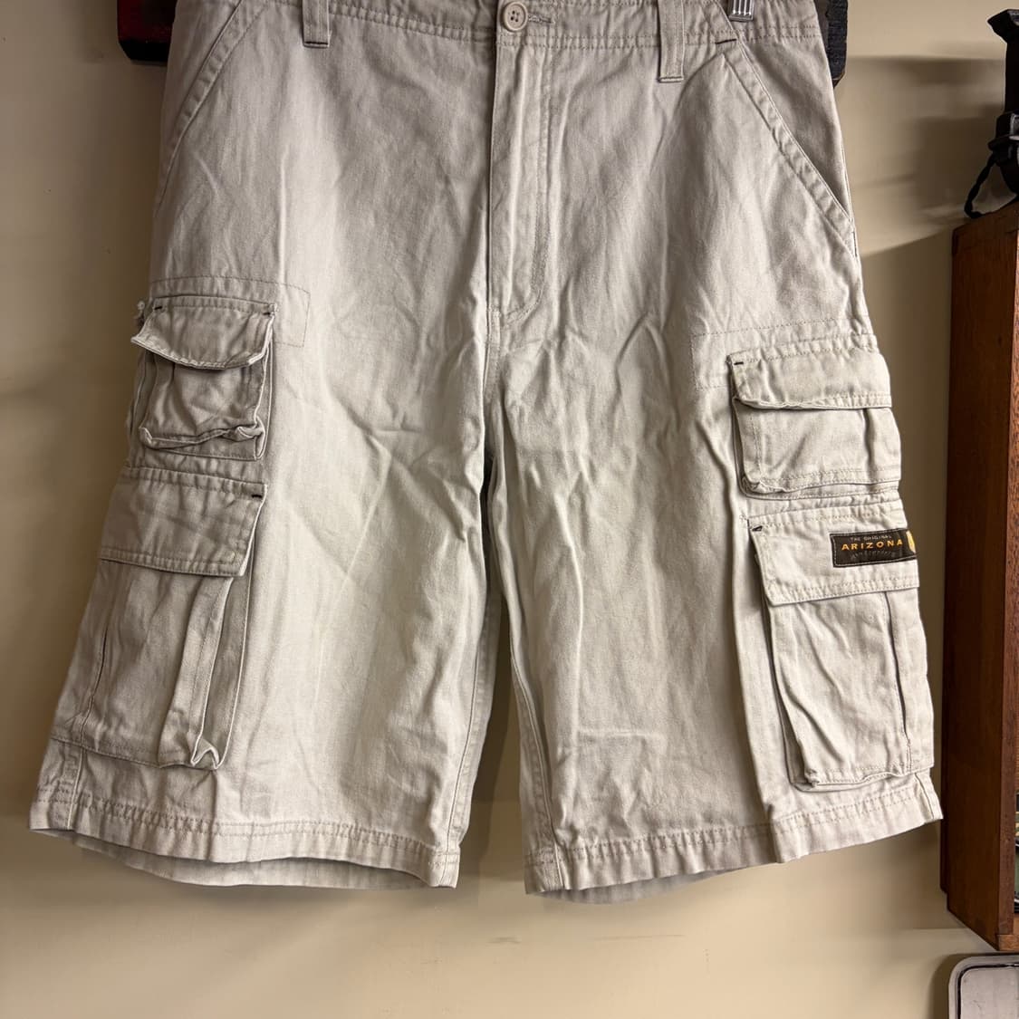 Arizona Cargo Shorts White 32 Size 26050 상품이미지3