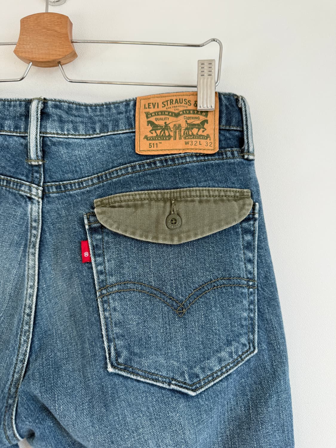 리바이스(Levi's) 511 블랭크 탭 데님 팬츠(TALON ZIP) 상품이미지7