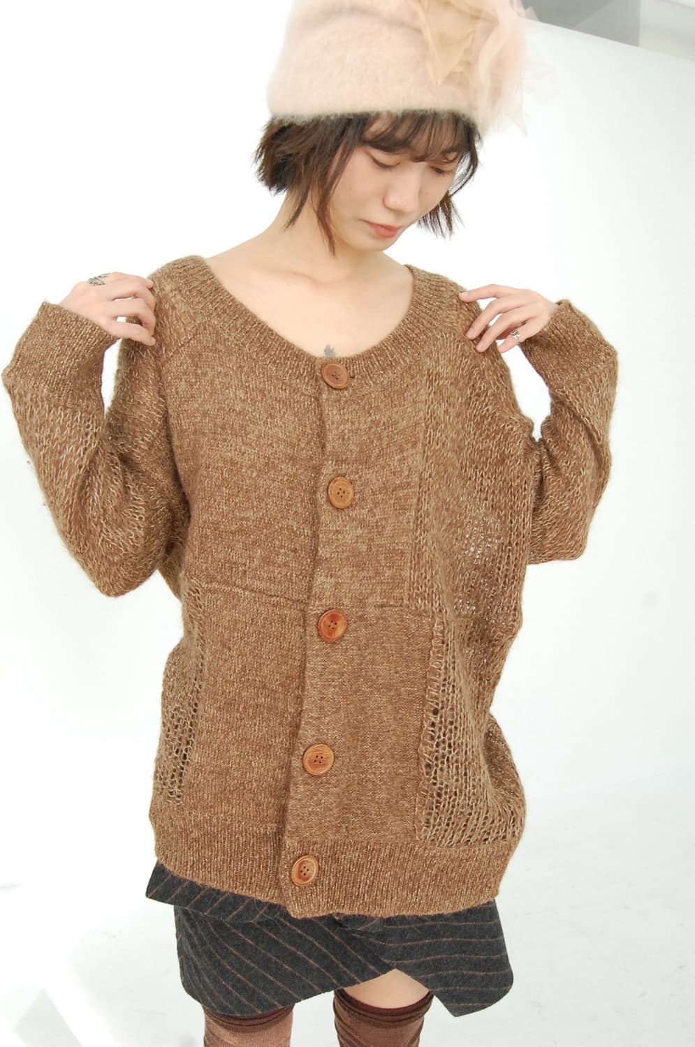 Sunaokuwahara knit cardigan 상품이미지2